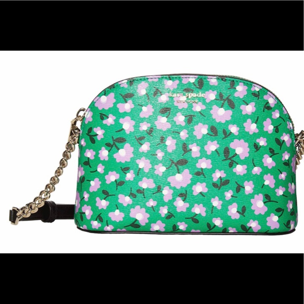 KATE SPADE FLORAL CROSSBODY BAG (gently used) - Picture 10 of 13